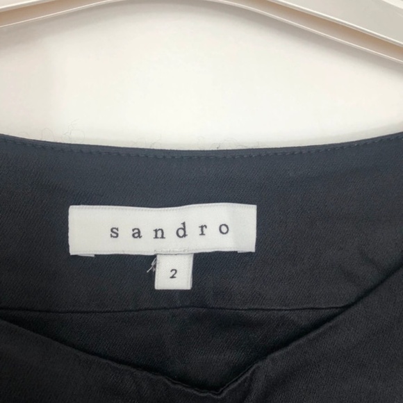 Black dress Sandro size 2 = M - Picture 5 of 7